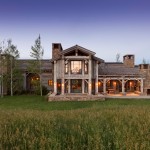 Exterior by Jackson Hole Wyoming Architect Danny Williams